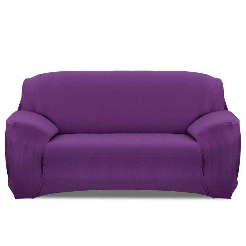 Printed Stretch Sofa Cover Household Appliances Sofa Purple - DailySale