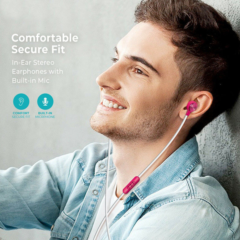 Prizma P4 Earbuds with Mic Headphones & Audio - DailySale