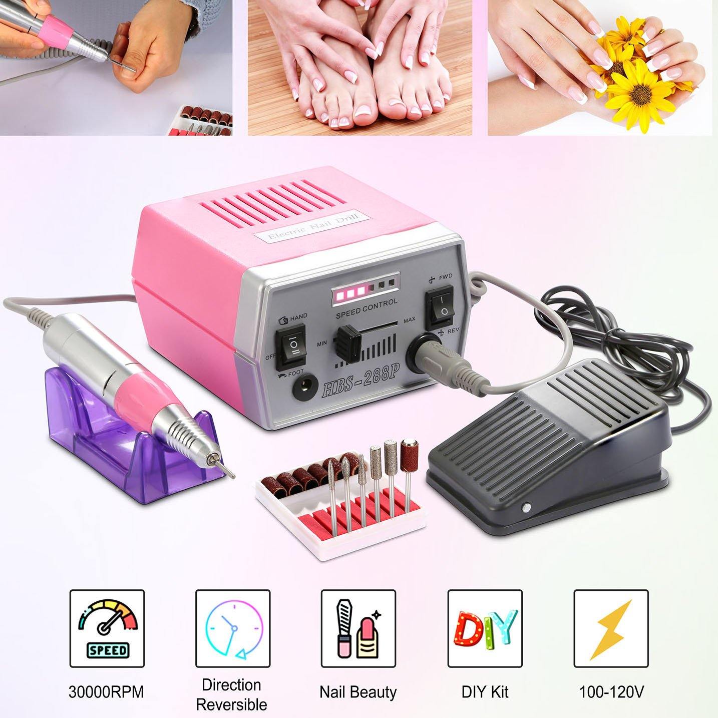 Professional Acrylic Nail Drill Machine Beauty & Personal Care - DailySale