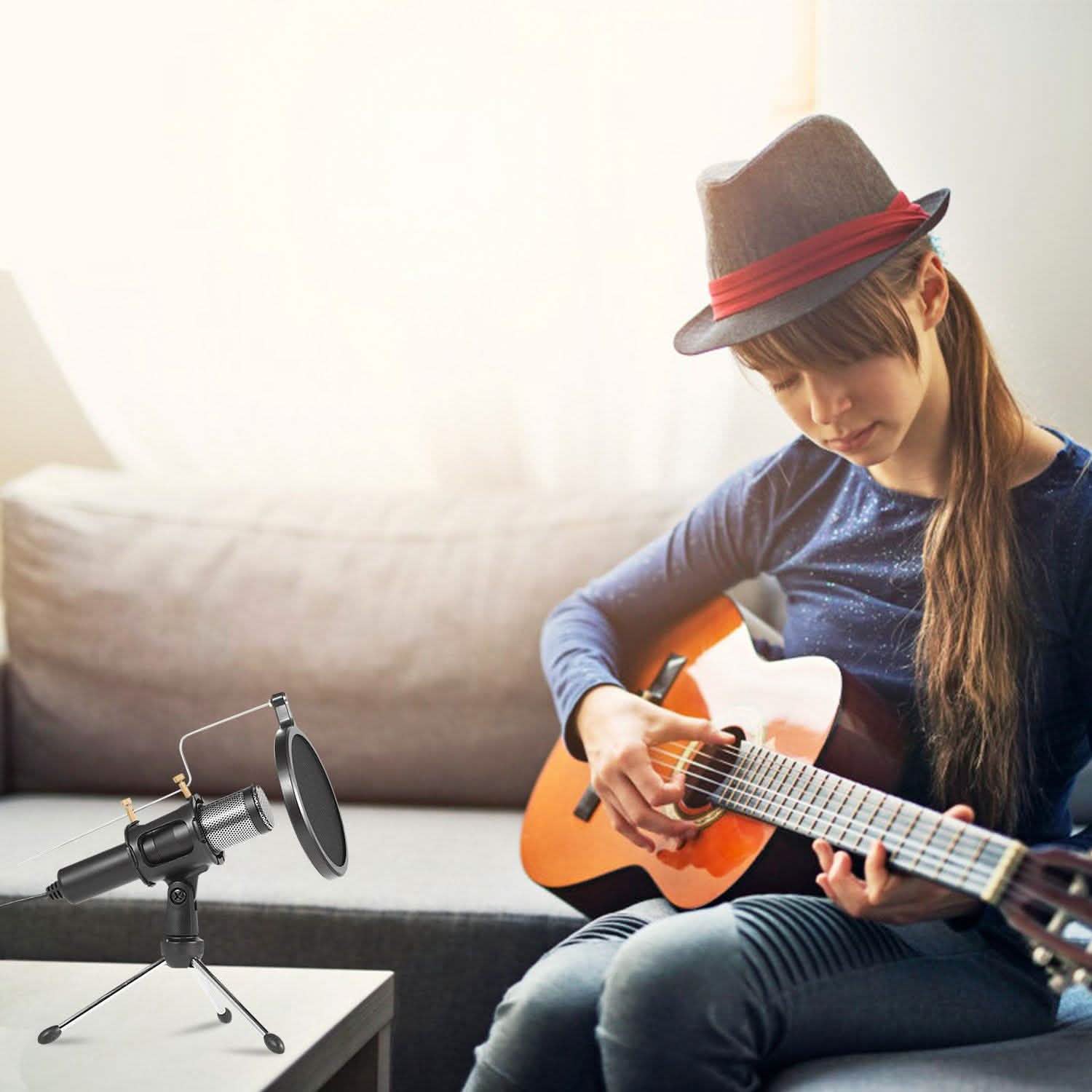 Professional Condenser Studio Recording Microphone Headphones & Audio - DailySale