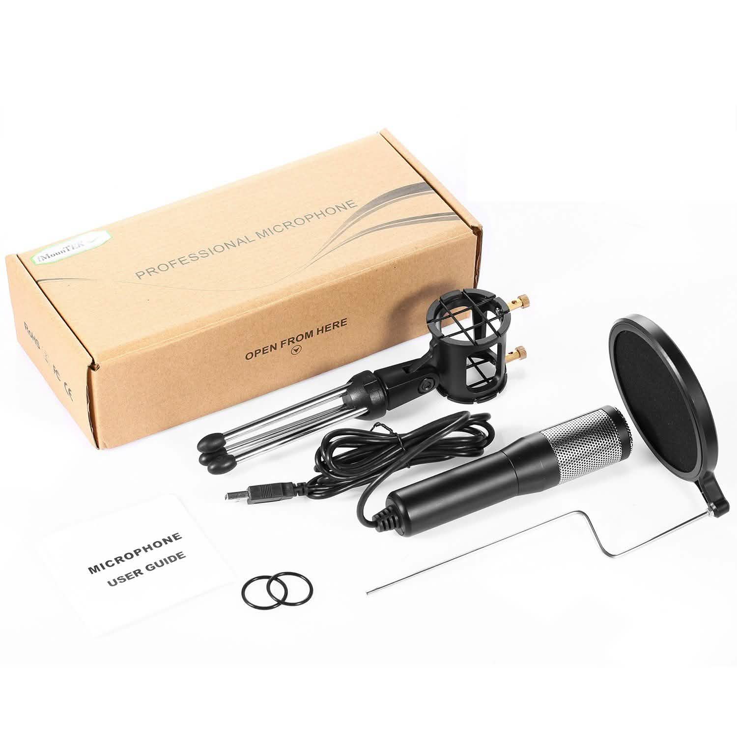 Professional Condenser Studio Recording Microphone Headphones & Audio - DailySale