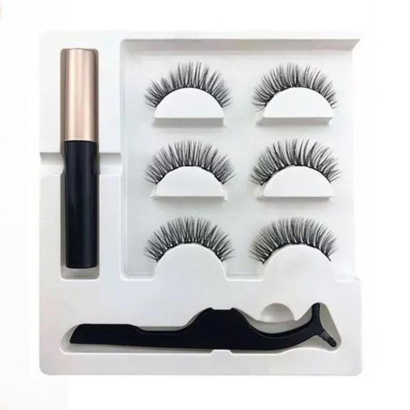 Professional Long Lasting Magnetic Eyeliner And Eyelash Kit Beauty & Personal Care Natural - DailySale