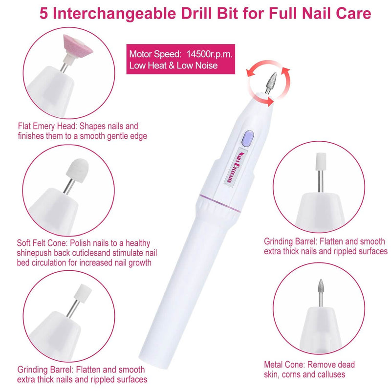 Professional Nail Drill File Manicure Pedicure Set Beauty & Personal Care - DailySale