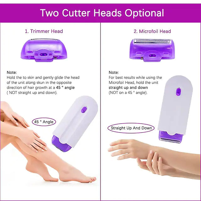 Professional Painless Hair Removal Kit Laser Touch Epilator Beauty & Personal Care - DailySale