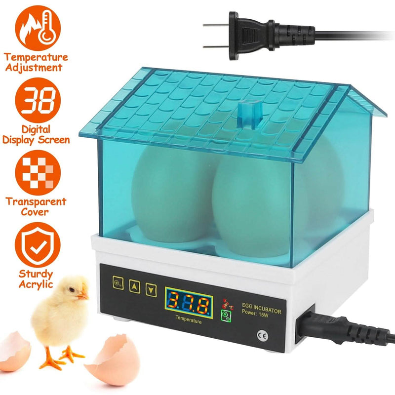 Professional Poultry Hatcher with Digital Display Automatic Temperature Humidity Kitchen Appliances - DailySale