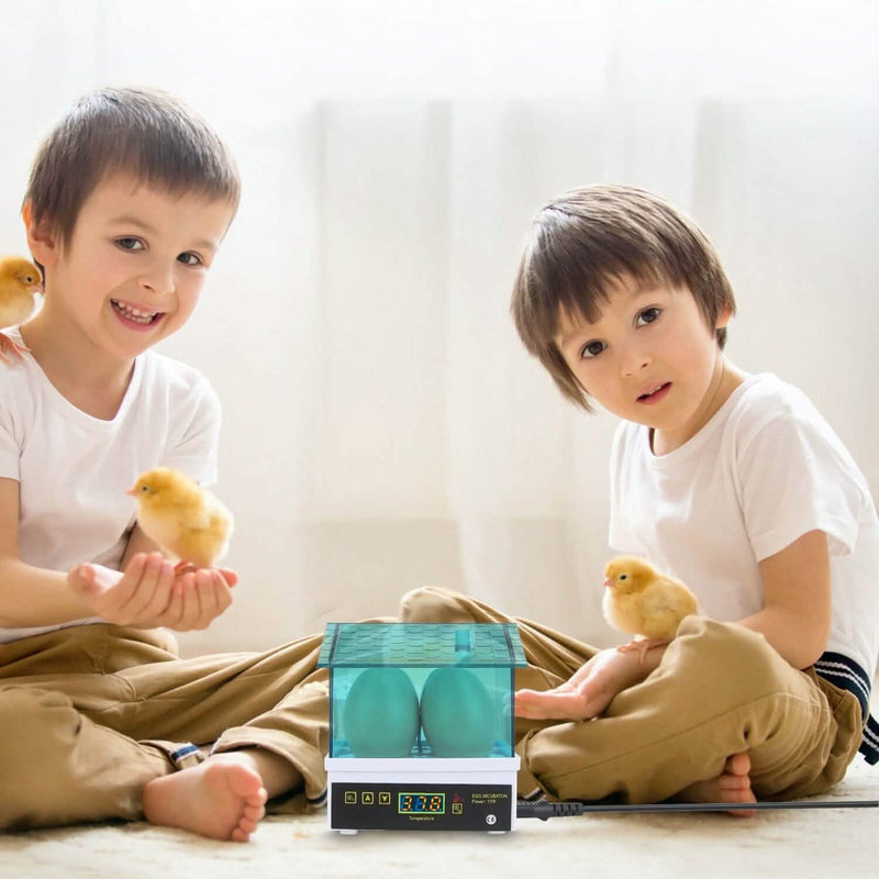 Professional Poultry Hatcher with Digital Display Automatic Temperature Humidity Kitchen Appliances - DailySale