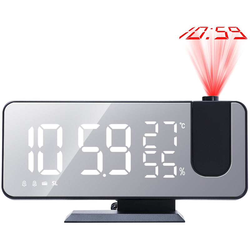 Projection Alarm Clock with Radio Function Household Appliances - DailySale