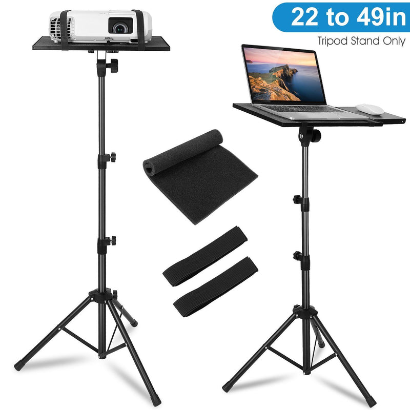 Projector Tripod Stand Folding with Height Tilt Adjustment Computer Accessories - DailySale