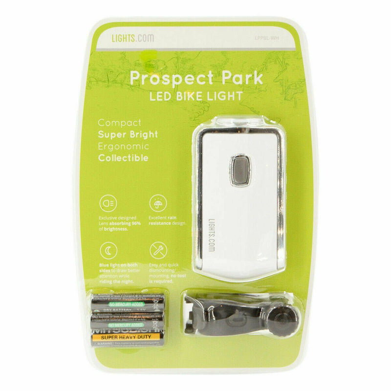 Prospect Park Compact Super Bright LED Bike Light with Blue Side Warning Lights Sports & Outdoors - DailySale