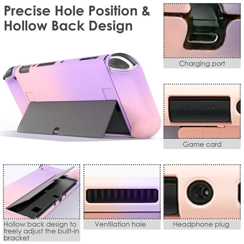 Protective Shell Cover Hard Dockable Case Fit for Nintendo Switch OLED Video Games & Consoles - DailySale