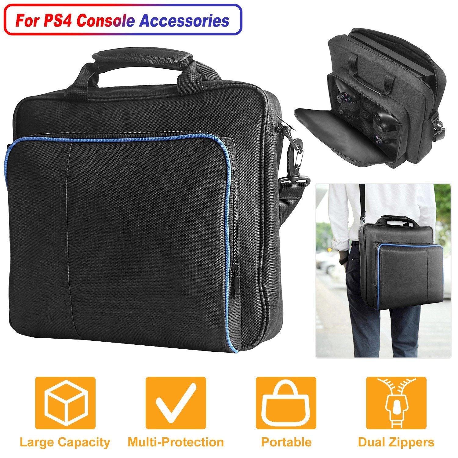 PS4 Console Accessories Handbag with Shoulder Strap Video Games & Consoles - DailySale