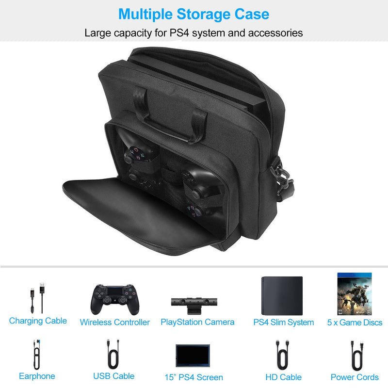 PS4 Console Accessories Handbag with Shoulder Strap Video Games & Consoles - DailySale