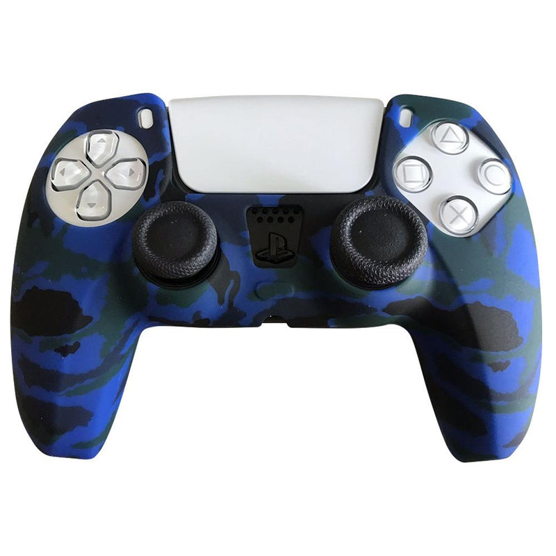 PS5 Silicone Controller Cover Video Games & Consoles Blue - DailySale