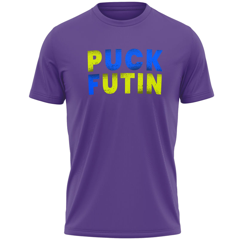 Puck Futin Meme I Stand With Ukraine Ukrainian Lover Support T-Shirt Men's Tops Purple S - DailySale