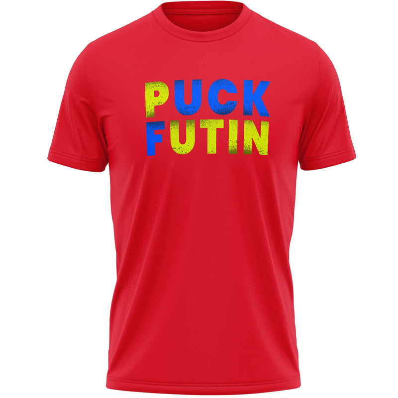 Puck Futin Meme I Stand With Ukraine Ukrainian Lover Support T-Shirt Men's Tops Red S - DailySale