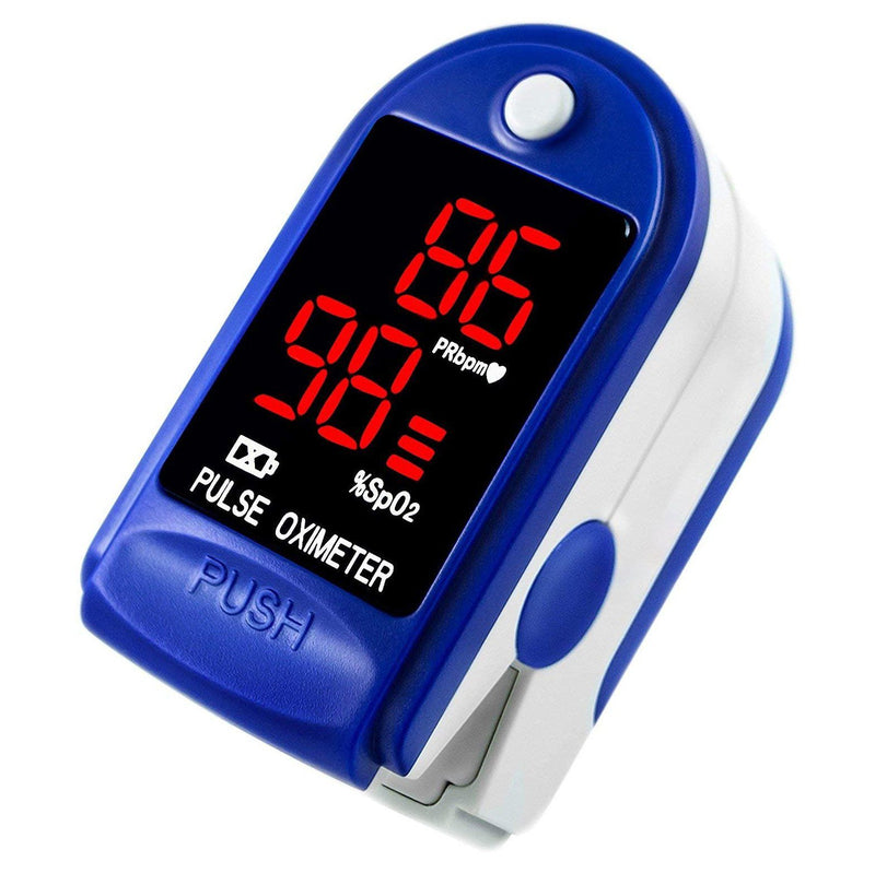 Pulse Oximeter H8 Fingertip Oximetry Blood Oxygen SpO2 Monitor Fitness Tracker Wellness & Fitness - DailySale