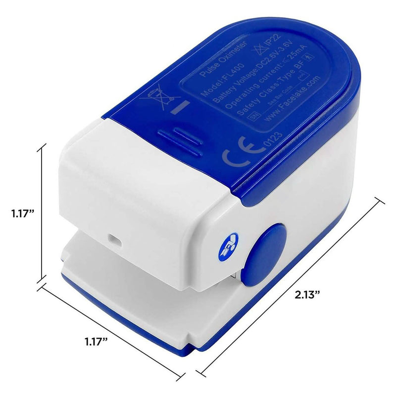 Pulse Oximeter H8 Fingertip Oximetry Blood Oxygen SpO2 Monitor Fitness Tracker Wellness & Fitness - DailySale