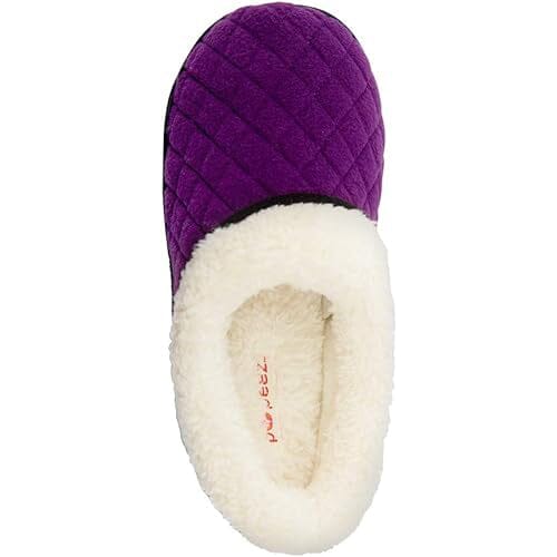 Pupeez Girls Slipper Cozy Comfort Warm Quilted Fleece Clog House Shoe
