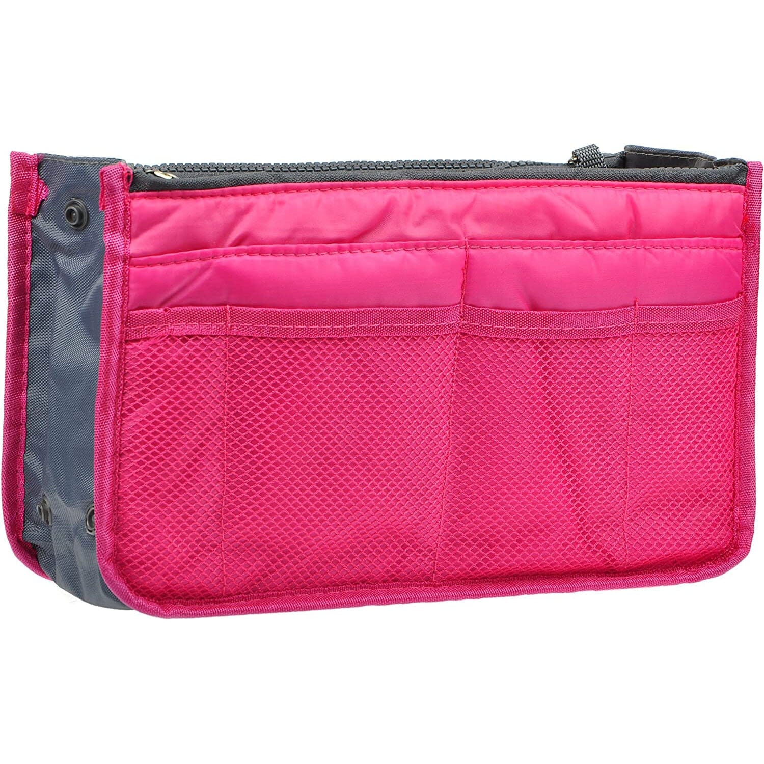 Purse Insert Storage Bag, Versatile Travel Organizer Bag Insert Cosmetic Bag With Multi-Pockets Bags & Travel Rose - DailySale