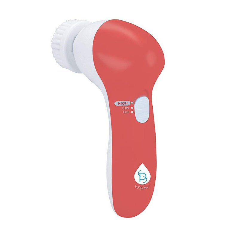 Pursonic 5-in-1 Facial Cleansing Brush and Massager Beauty & Personal Care Red - DailySale