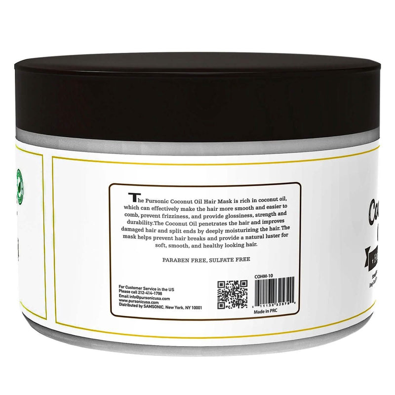 Pursonic Coconut Oil Hair Mask 10 oz Beauty & Personal Care - DailySale