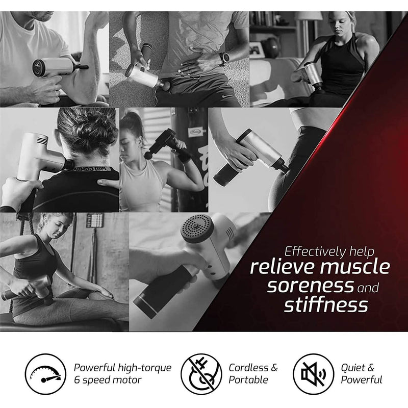 Pursonic Deep Tissue Professional Massage Gun Wellness - DailySale