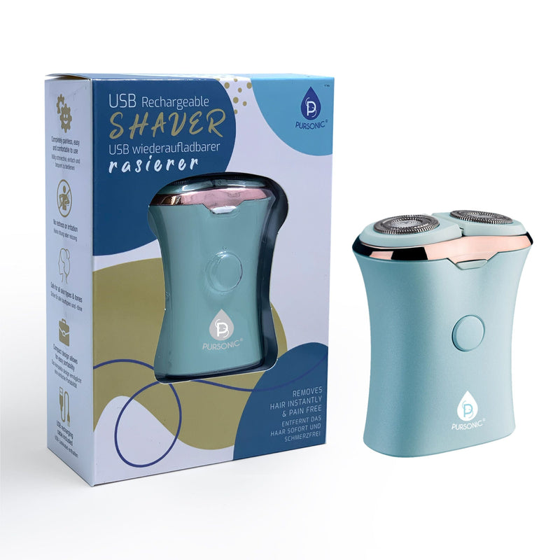 Pursonic Ladies' USB Rechargeable Shaver Beauty & Personal Care Aqua - DailySale