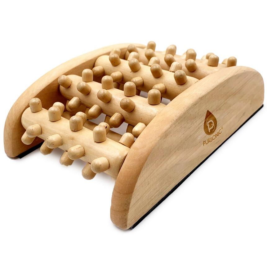 Pursonic Wooden Massage Roller Wellness & Fitness - DailySale