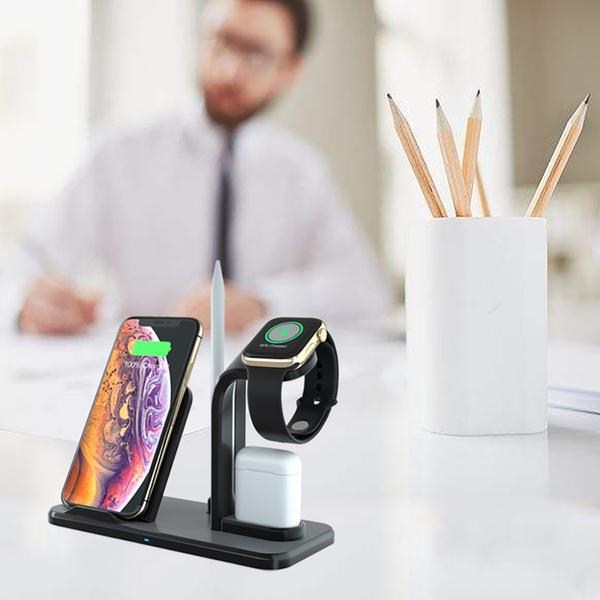 Qi 10W Fast Phone Wireless Charging Stand Mobile Accessories - DailySale