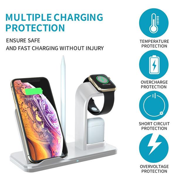 Qi 10W Fast Phone Wireless Charging Stand Mobile Accessories - DailySale