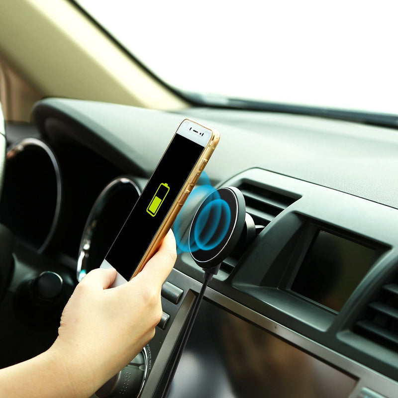Qi Wireless Magnetic Car Charger Automotive - DailySale