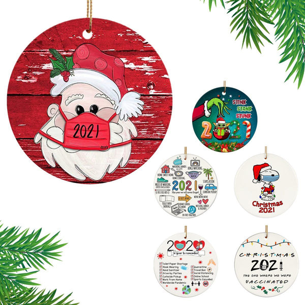 Quarantine Special Christmas Tree Ornaments Holiday Decor & Apparel - DailySale