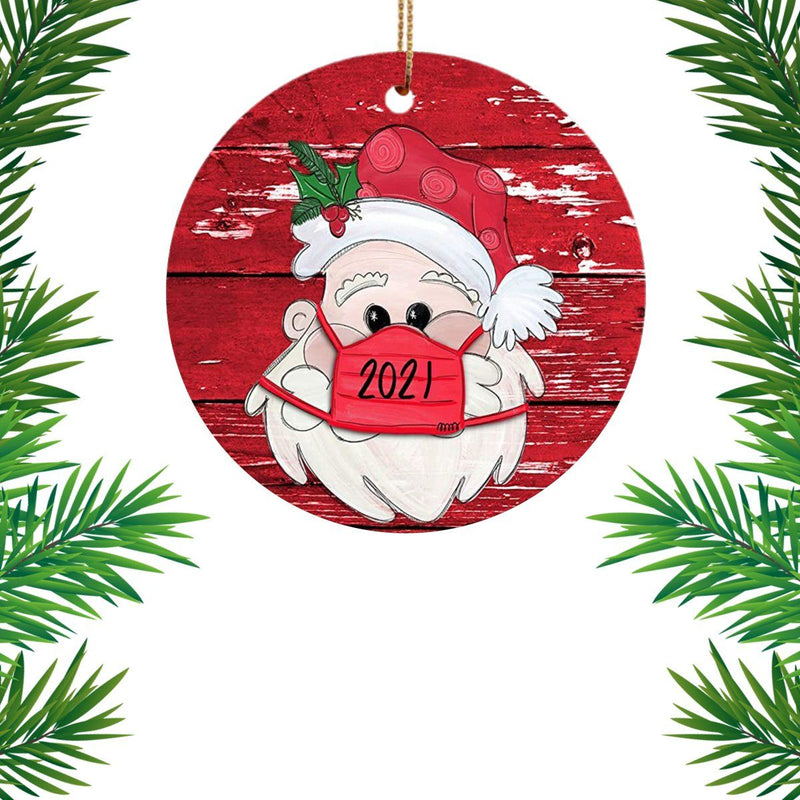 Quarantine Special Christmas Tree Ornaments Holiday Decor & Apparel Santa - DailySale