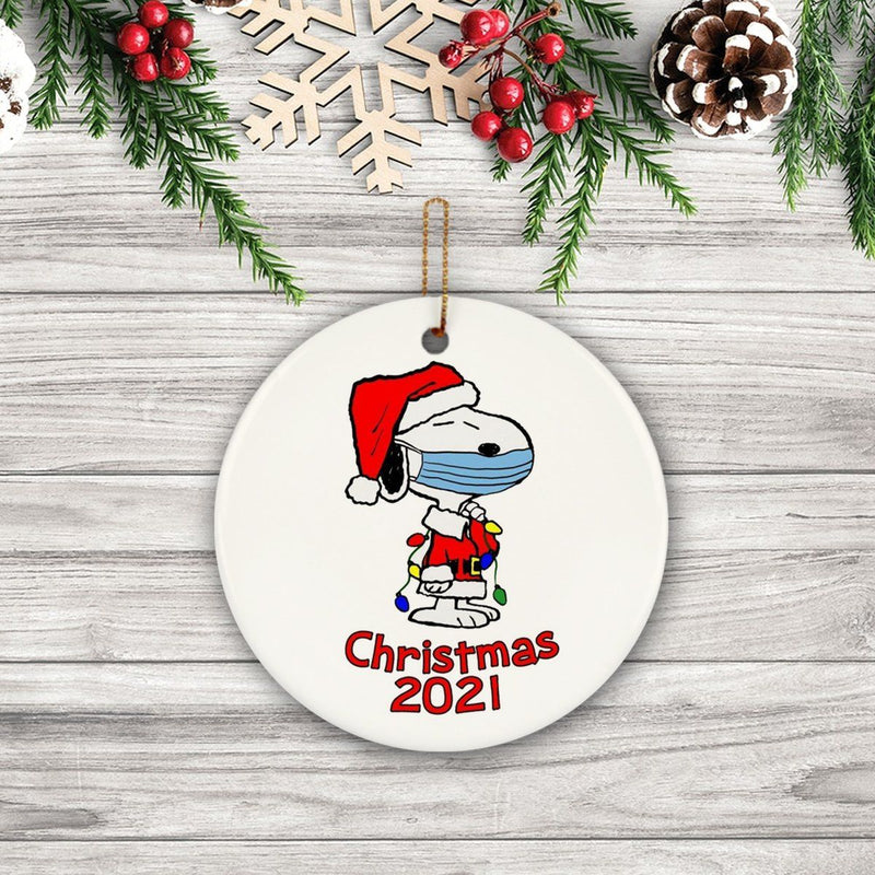 Quarantine Special Christmas Tree Ornaments Holiday Decor & Apparel Snoppy - DailySale