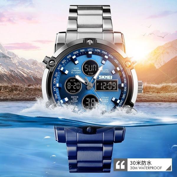 Quartz Men's Digital Clock Fashion Watch Relogio Masculino 1389 Watches - DailySale
