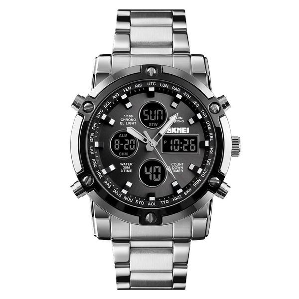Quartz Men's Digital Clock Fashion Watch Relogio Masculino 1389