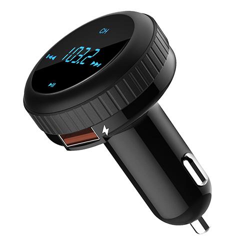 Quick Charge 3.0 Car Charger Wireless 4.2 FM Transmitter 23W 3A Dual USB Automotive - DailySale