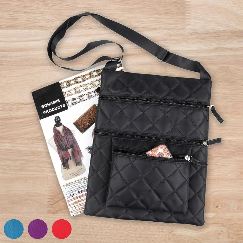Quilted Crossbody Bag - Assorted Colors Handbags & Wallets - DailySale