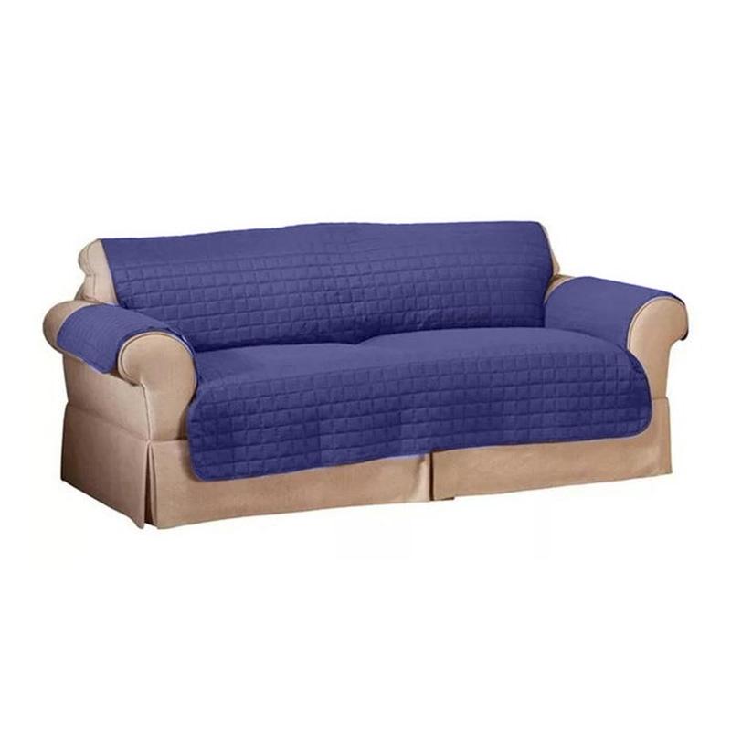 Quilted Pet Protector Furniture Slip Covers Home Essentials Love Seat Navy - DailySale