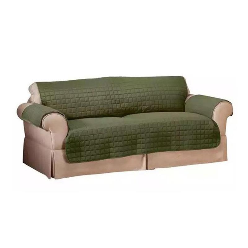 Quilted Pet Protector Furniture Slip Covers Home Essentials Love Seat Sage - DailySale