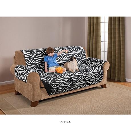 Quilted Water-Absorbent Reversible Furniture Protector - Assorted Styles Home Essentials Sofa Zebra - DailySale