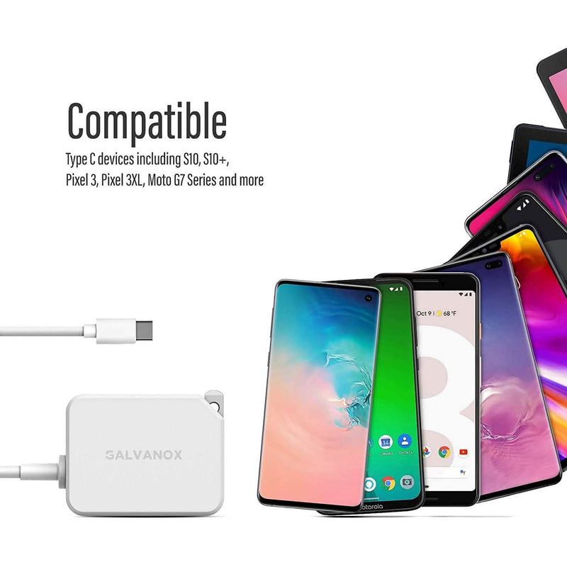 Rapid Charger for All Google Pixel Models Wall Plug Travel Adapter with Folding Prongs Mobile Accessories - DailySale