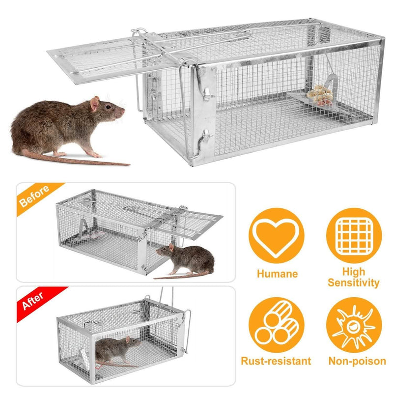 Rat Trap Cage Humane Live Rodent Pest Control - DailySale