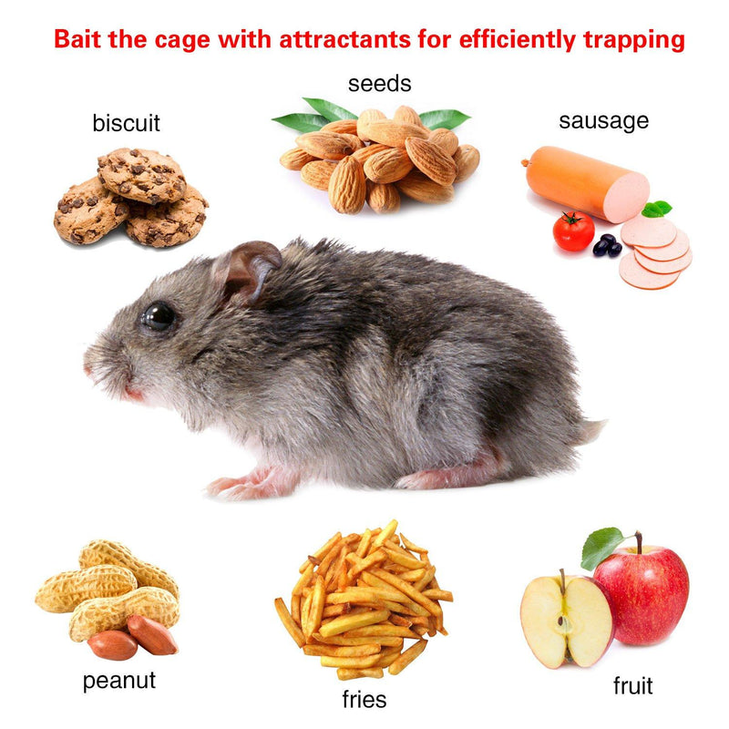 Rodent Animal Mouse Humane Live Trap Hamster Cage Mice Rat Control