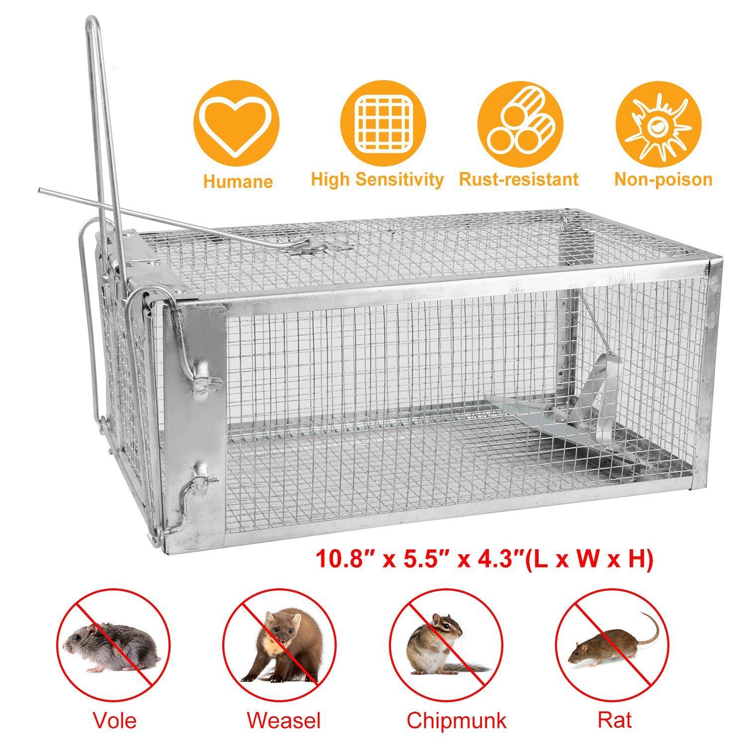 Rat Trap Cage Humane Live Rodent Pest Control - DailySale