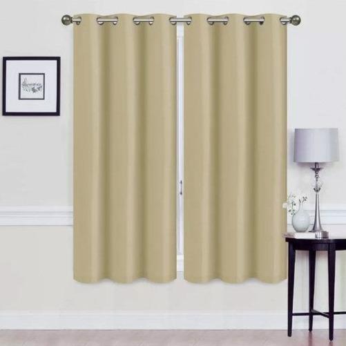 Ravenna Solid Blackout Thermal Grommet Panel Window Shades Furniture & Decor - DailySale