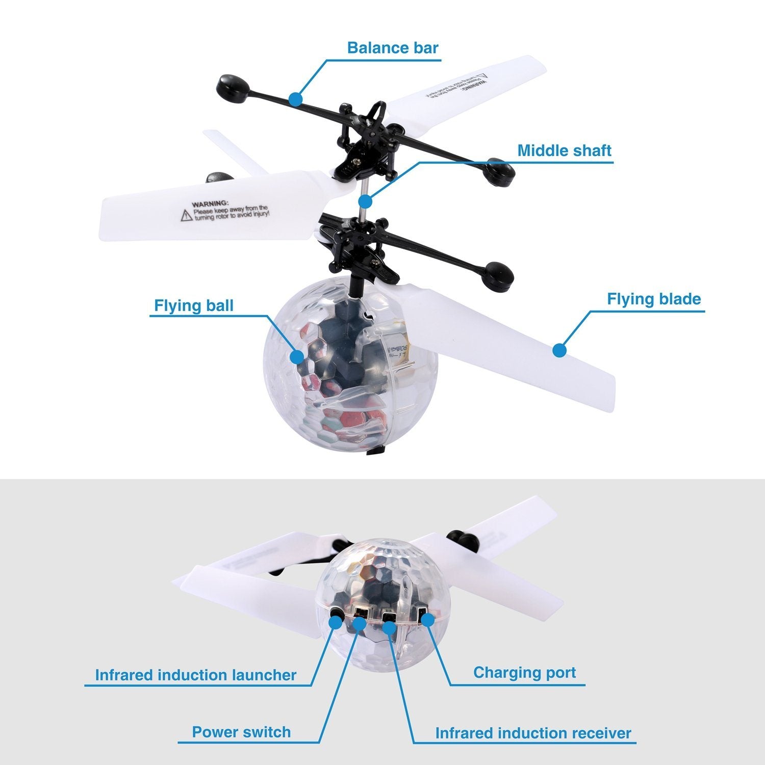 RC Flying Drone Elastic Infrared Toys & Hobbies - DailySale