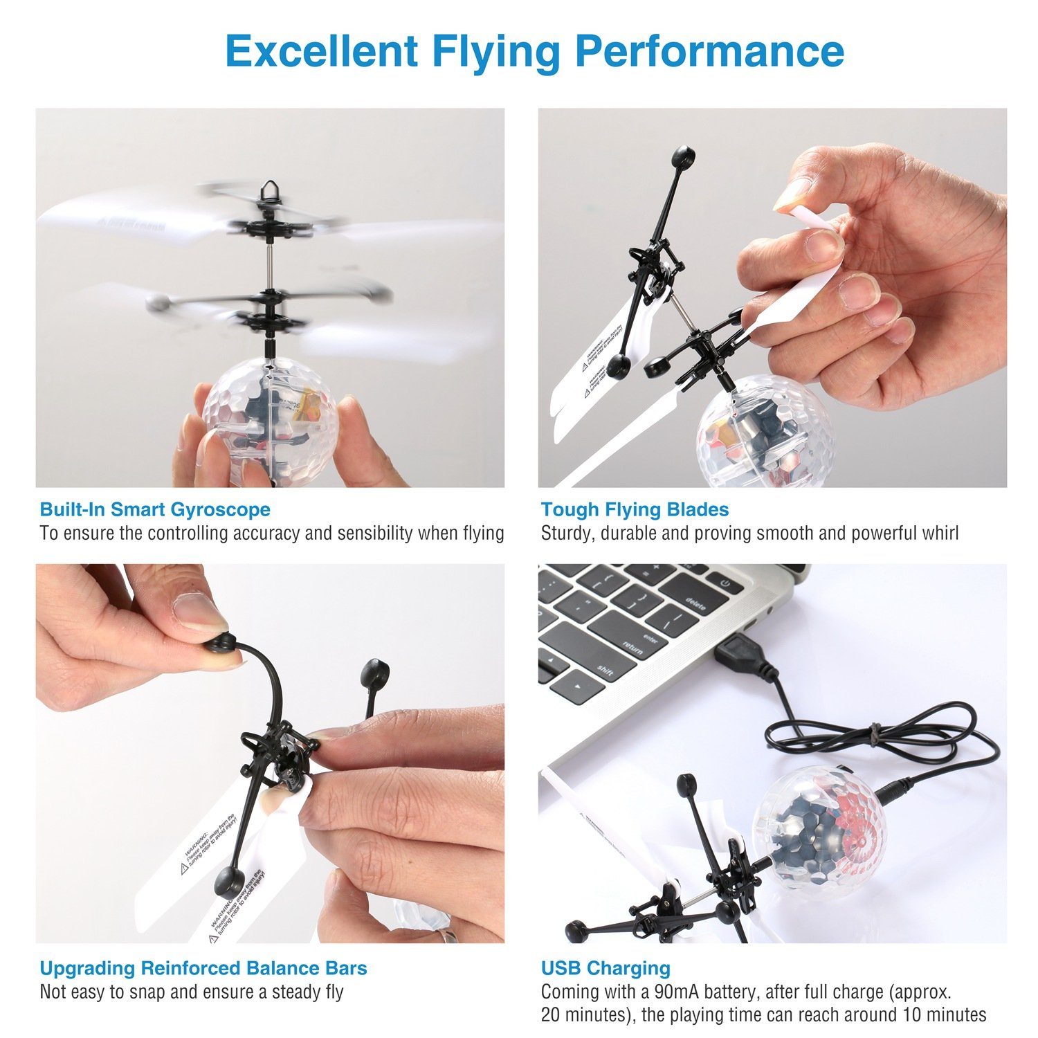 RC Flying Drone Elastic Infrared Toys & Hobbies - DailySale