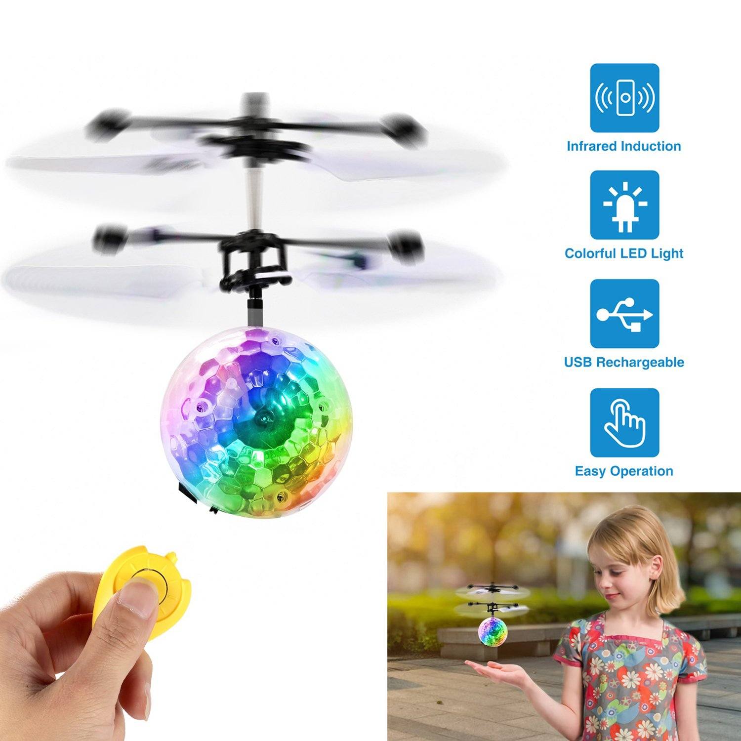 RC Flying Drone Elastic Infrared Toys & Hobbies - DailySale