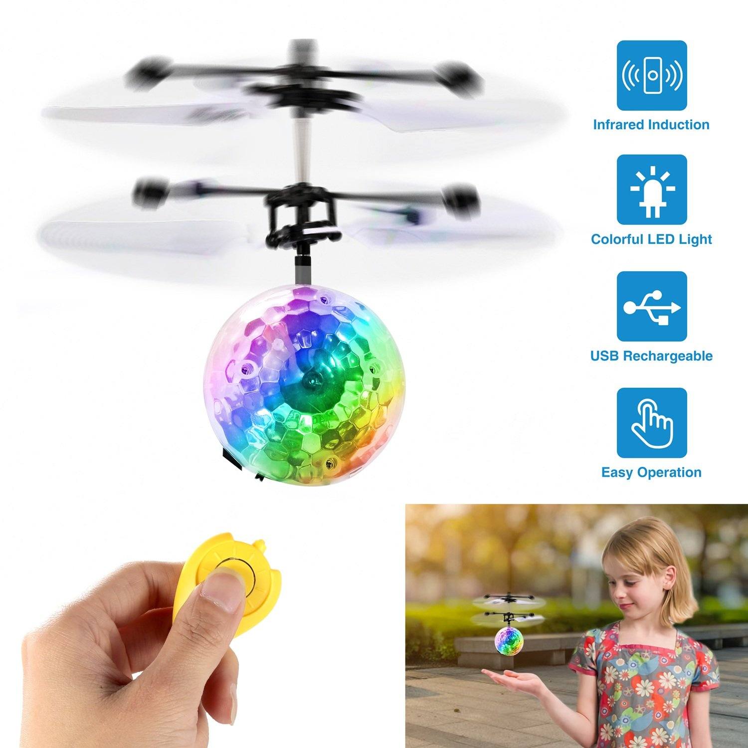 RC Flying Drone Elastic Infrared Toys & Hobbies - DailySale